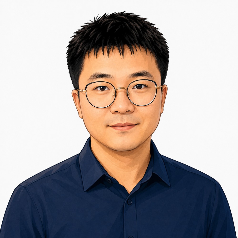 Cartoon portrait of Taotao Cai